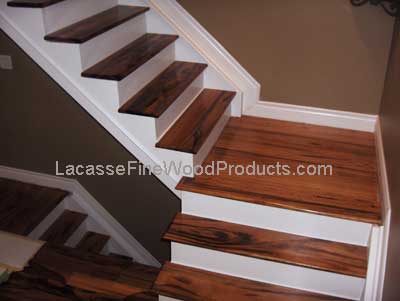 Custom Tigerwood Stair Treads Toronto, Tigerwood Hardwood Flooring Calgary Ab