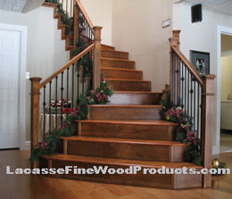 custom maple recover hardwood stair treads, sudbury Northern Ontario