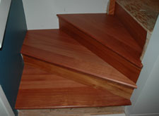 santos mahogany pie shaped treads, Calgary Alberta