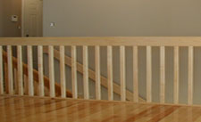 modern Hardwood Railing