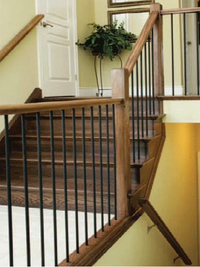 plain round metal balusters